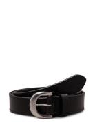 Classic Round Lthr Belt 25Mm Vyö Black Calvin Klein