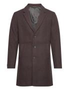 Jjemorrison Wool Coat Sn Villakangastakki Pitkä Takki Brown Jack & J S