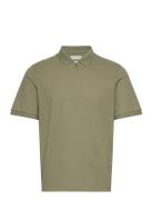 Jjemac Zip Ss Polo Sn Tops Polos Short-sleeved Green Jack & J S