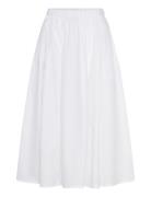 Jorina A-Line Skirt Polvipituinen Hame White Stylein