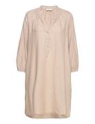 Fqlava-Dr-Kaftan-S Lyhyt Mekko Beige FREE/QUENT