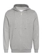 Ask Regular Zip Hood Kangaroo Badge Tops Sweat-shirts & Hoodies Hoodie...