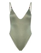 Idyllique Piece Swimsuit Uimapuku Uima-asut Khaki Green Etam