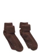 Baby Rib Sock W. Abs Sukat Brown Minymo