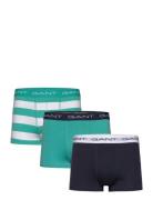 Stripe Trunk 3-Pack Bokserit Green GANT