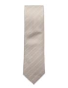 H-Tie 7,5 Cm-222 Solmio Kravatti Beige BOSS