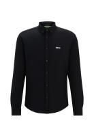 B_Motion_L Tops Shirts Casual Navy BOSS