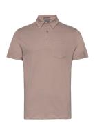 Arese Ss Polo M Tops Polos Short-sleeved Beige SNOOT