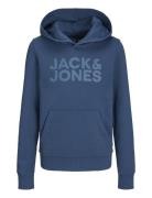 Jjecorp Logo Sweat Hood Noos Jnr Tops Sweat-shirts & Hoodies Hoodies B...