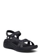 Womens Gowalk Arch Fit - Elite Sandal Matalapohjaiset Sandaalit Black ...