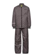 Basic Thermal Set -Solid Outerwear Thermo Outerwear Thermo Sets Grey C...