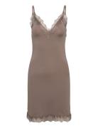 Strap Dress Body Alusmekko Brown Rosemunde