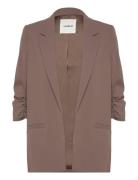 Slshirley Blazer Blazers Single Breasted Blazers Brown Soaked In Luxur...