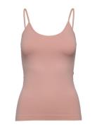 Decoy Top W/Narrow Straps Tops T-shirts & Tops Sleeveless Pink Decoy