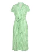 Blancasz Ss Dress Polvipituinen Mekko Green Saint Tropez