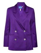 Samycras Blazer Blazers Double Breasted Blazers Purple Cras