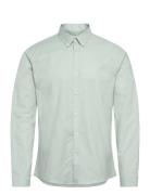 Yarn Dyed Oxford Superflex Shirt Tops Shirts Casual Green Lindbergh