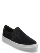 Slhdavid Chunky Suede Slipon Tennarit Sneakerit Black Selected Homme