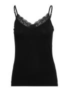 Almann Top Strap Tops T-shirts & Tops Sleeveless Black Noa Noa