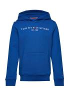 U Corp Logo Ess Hoodie Tops Sweat-shirts & Hoodies Hoodies Blue Tommy ...