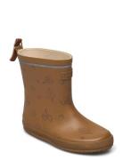 Basic Wellies W. Aop Kumisaappaat Brown CeLaVi