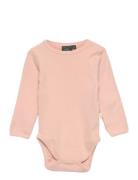 Bodystocking Bodies Long-sleeved Pink Sofie Schnoor Baby And Kids