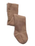 Stocking - Solid Sukkahousut Brown Minymo