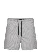 Onsted Stripe Seersucker Swim Noos Uimashortsit Black ONLY & SONS