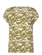Frseen Tee 1 Ext Tops T-shirts & Tops Short-sleeved Green Fransa
