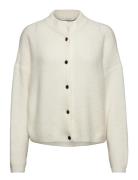 Alphagz Short Cardigan Noos Tops Knitwear Cardigans White Gestuz