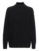 Slflulu Ls Knit High Neck B Tops Knitwear Jumpers Black Selected Femme