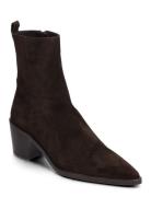 Booties Shoes Boots Ankle Boots Ankle Boots With Heel Brown Billi Bi