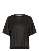 Kit Ss Tee Tops T-shirts & Tops Short-sleeved Black MOS MOSH