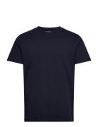 Slhaspen Ss O-Neck Tee W Tops T-shirts Short-sleeved Navy Selected Hom...