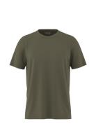 Slhaspen Ss O-Neck Tee W Tops T-shirts Short-sleeved Green Selected Ho...