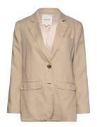 Nyanpw Ja Blazers Single Breasted Blazers Beige Part Two