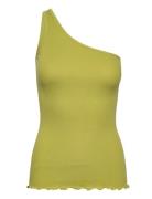 Organic Top Tops T-shirts & Tops Sleeveless Green Rosemunde