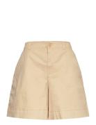 Ajopw Sho Bottoms Shorts Casual Shorts Beige Part Two