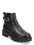 Women Boots Shoes Boots Ankle Boots Ankle Boots Flat Heel Black Tamari...