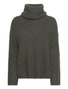 Florabel-M Tops Knitwear Turtleneck Green MbyM