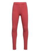 Leggings Basic Brushed Solid Bottoms Leggings Red Lindex