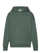 Campua Hood Tops Sweat-shirts & Hoodies Hoodies Khaki Green Grunt