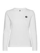 Moa Long Sleeve Gots Tops T-shirts & Tops Long-sleeved White Double A ...