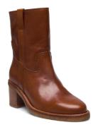 Boots Shoes Boots Ankle Boots Ankle Boots With Heel Brown Billi Bi