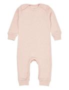 Melange Full Body Romper Pitkähihainen Body Pink Copenhagen Colors