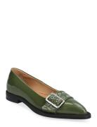 Saso Low Ballerinat Khaki Green Pavement