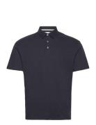Jprcc Soft Linen Blend Ss Polo Tops Polos Short-sleeved Navy Jack & J ...