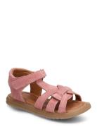 Bisgaard Felicia Shoes Summer Shoes Sandals Pink Bisgaard