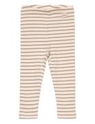 Legging Modal Striped Bottoms Leggings Green Petit Piao