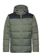 Puffer Jacket Vuorillinen Takki Topattu Takki Green Lee Jeans